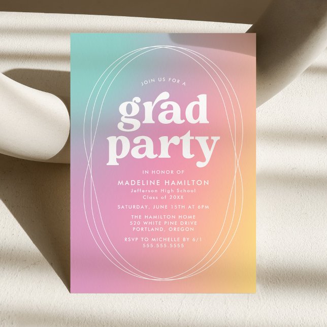 Invitación Partido de Graduación del Gradiente Arcoiris del P (Subido por el creador)