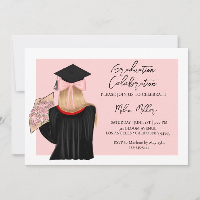 Invitación Partido de Graduación del Graduado de la Coqueta d (Anverso)