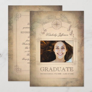 Invitación Partido de Graduación del Mapa Mundial de Viajes V