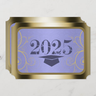 Invitación Partido de Graduación del Marco Azul Sky Harvest/G