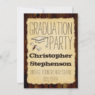 Invitación Partido de Graduación del Parche Vintage del País