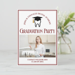 Invitación Partido de Graduación del Personalizado de fotogra