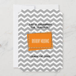 Invitación Partido de Graduación del Personalizado del Patrón