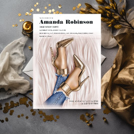 Invitación Partido de Graduación del Show de Moda de la Moda 