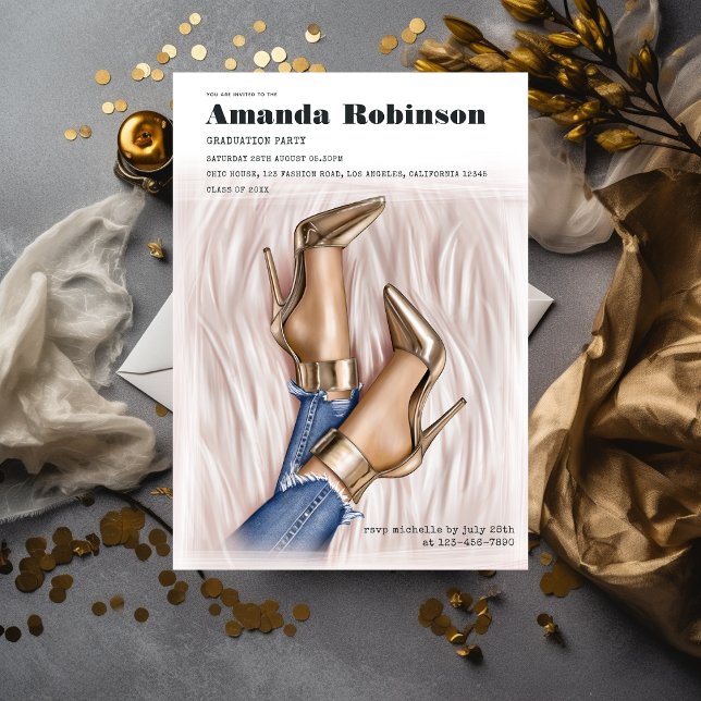 Invitación Partido de Graduación del Show de Moda de la Moda  (Subido por el creador)