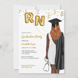 Invitación Partido de Graduación Escolar de Enfermería Retrat