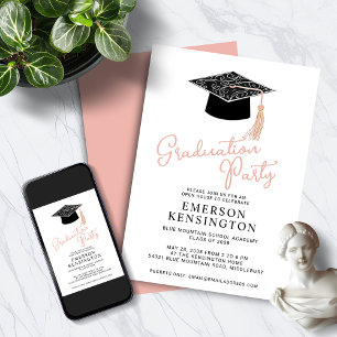 Invitación Partido de Graduación Femenina Moderna