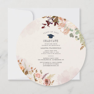 Invitación Partido de Graduación Floral Grad 2025
