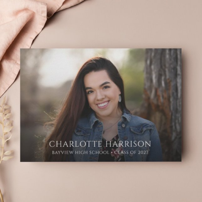 Invitación Partido de Graduación Fotográfica Floral Bohemiana (Subido por el creador)