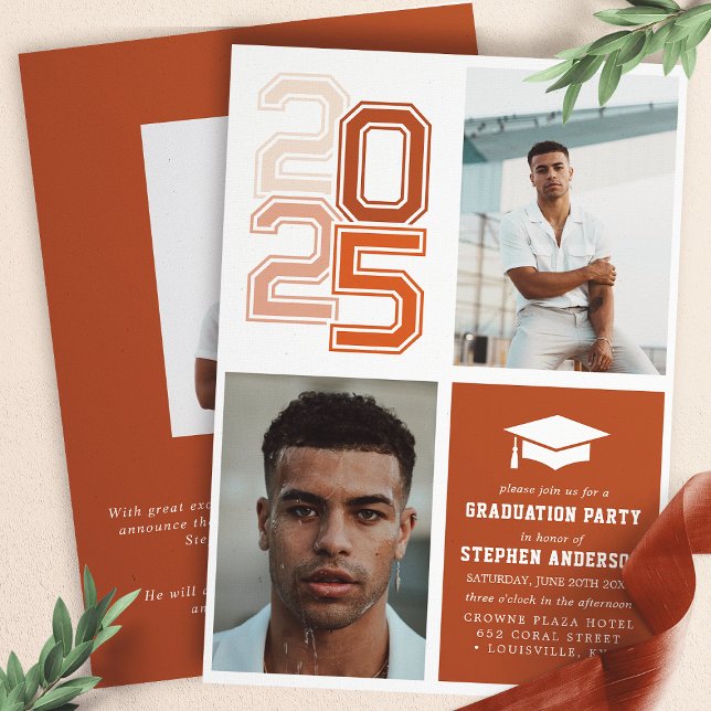 Invitación Partido de Graduación Fotográfica Terracota de Var (Subido por el creador)
