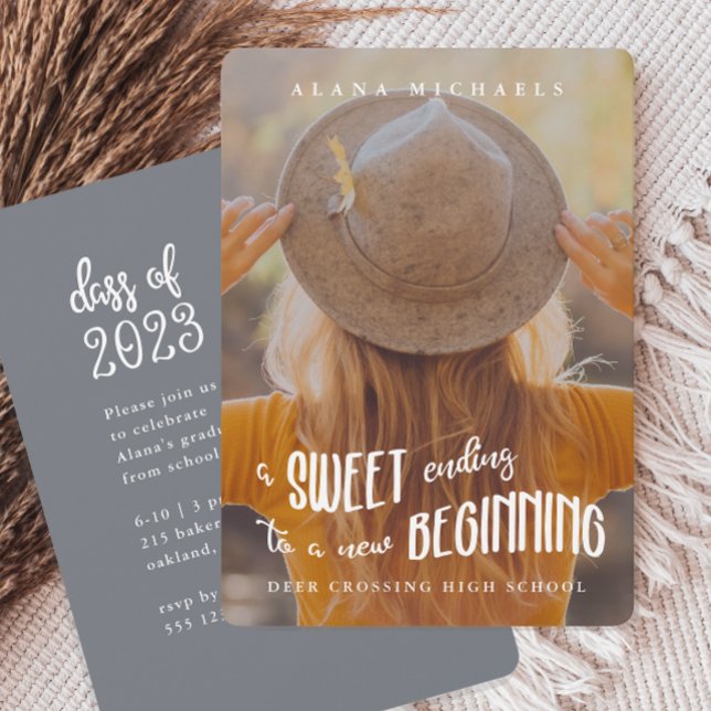 Invitación Partido de Graduación Fotográfica Tipo 2023 Azul (Subido por el creador)