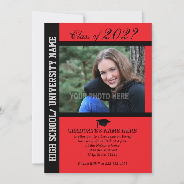Invitación Partido de Graduación Invite-Red-2 (Anverso)