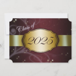 Invitación Partido de Graduación Maroon y Gold 2025