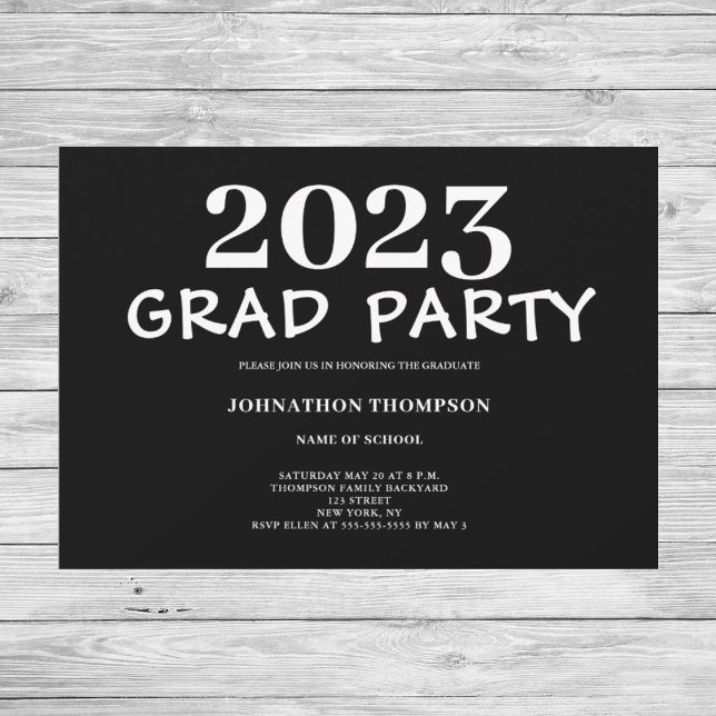 Invitación Partido de Graduación Moderna (Subido por el creador)