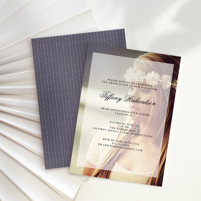 Invitación Partido de Graduación Moderna | Sobreposición con  (Subido por el creador)