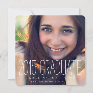 Invitación Partido de Graduación Moderno de la Escuela Secund