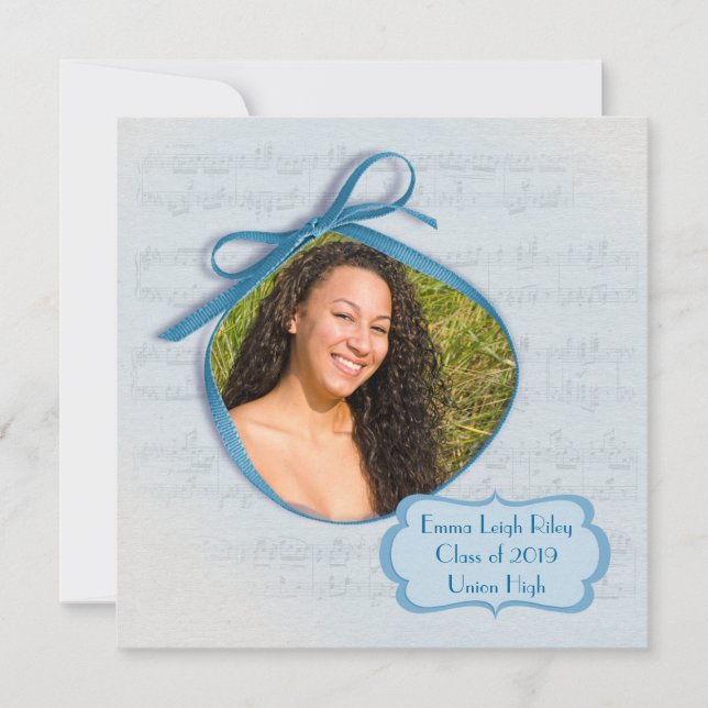 Invitación Partido de graduación musical (Anverso)