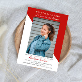 Invitación Partido de Graduación Open House 2024 Foto Red