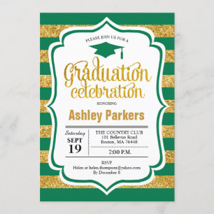 Invitación Partido de Graduación - Oro Verde