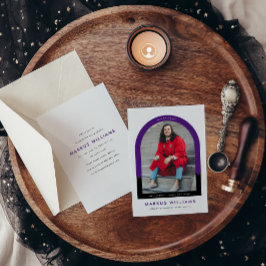 Invitación Partido de Graduación Simple del Arco Moderno de F