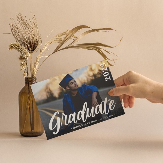 Invitación Partido de Graduación Simple Horizontal Photo 2023 (Subido por el creador)