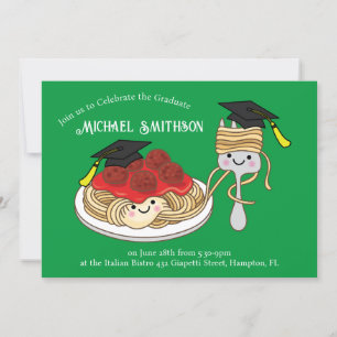 Invitación Partido de Graduación Spaghetti
