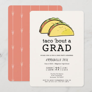 Invitación Partido de Graduación Taco Bout GRAD