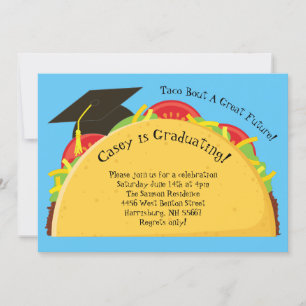 Invitación Partido de Graduación Taco Fiesta Mexicano