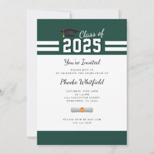 Invitación Partido de Graduación Verde 2025