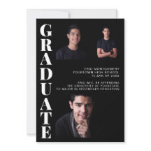 Partido de Graduación Virtual 3 Foto Negra