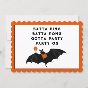 Invitación Partido de Halloween Creativo