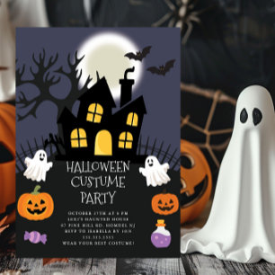 Invitación Partido de Halloween de Cuto Costume