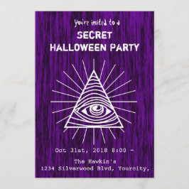 Invitación Partido de Halloween de Illuminati