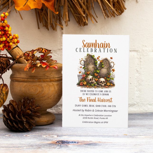 Invitación Partido de Halloween de la Cosecha de Sepultura Sa (Subido por el creador)