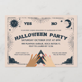 Invitación Partido de Halloween de la Junta de Espíritu