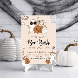 Invitación Partido de Halloween Groovy Boo Bash