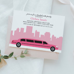 Invitación Partido de la Bachelorette de Lemonia Rosa