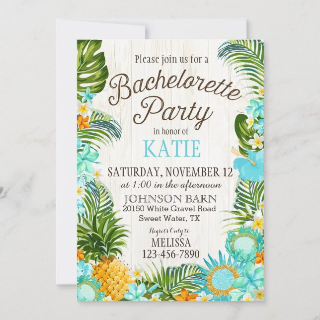 Invitación Partido de la Bachillerato Rústica de la Playa de  (Anverso)