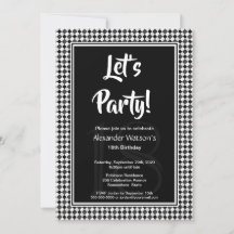 Partido de los 18 Años del Blanco Negro Moderno