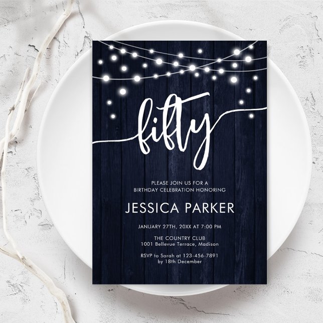 Invitación Partido de los 50 Años de la Marina Rustica Blanca (Subido por el creador)