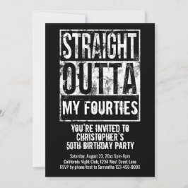 Invitación Partido de los 50 Años, Personalizado de Outta Out