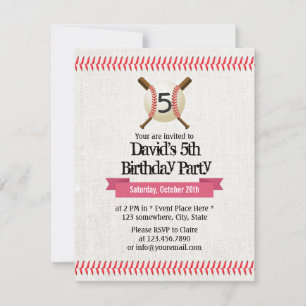 Invitación Partido de los 5 Años del Deporte en el Béisbol