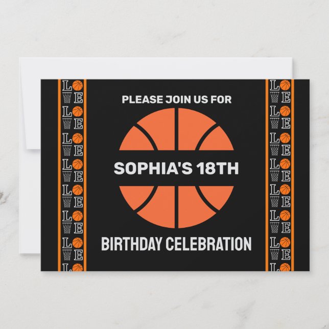 Invitación Partido de los Años de Baloncesto, Basketball Play (Anverso)