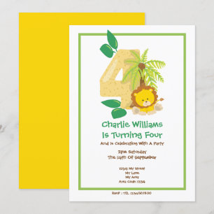 Invitación Partido de los Cuatro Años del León Safari