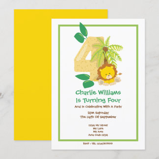 Invitación Partido de los Cuatro Años del León Safari