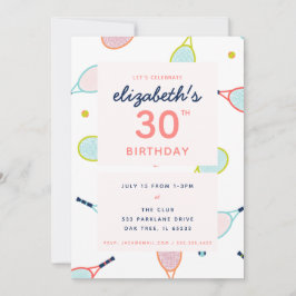 Invitación Partido de los Nacimientos de Tenis Coral Personal