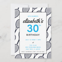 Partido de los Nacimientos de Tenis Personalizado 