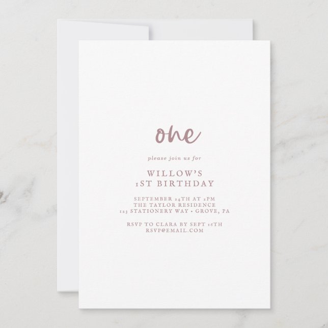 Invitación Partido de los Primeros Cumpleaños del Guión de Or (Anverso)