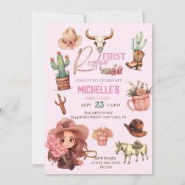 Invitación Partido de Nacimiento Occidental de la Primera Jov