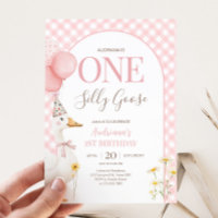 Partido del Cumpleaños de Gingham Silly Goose